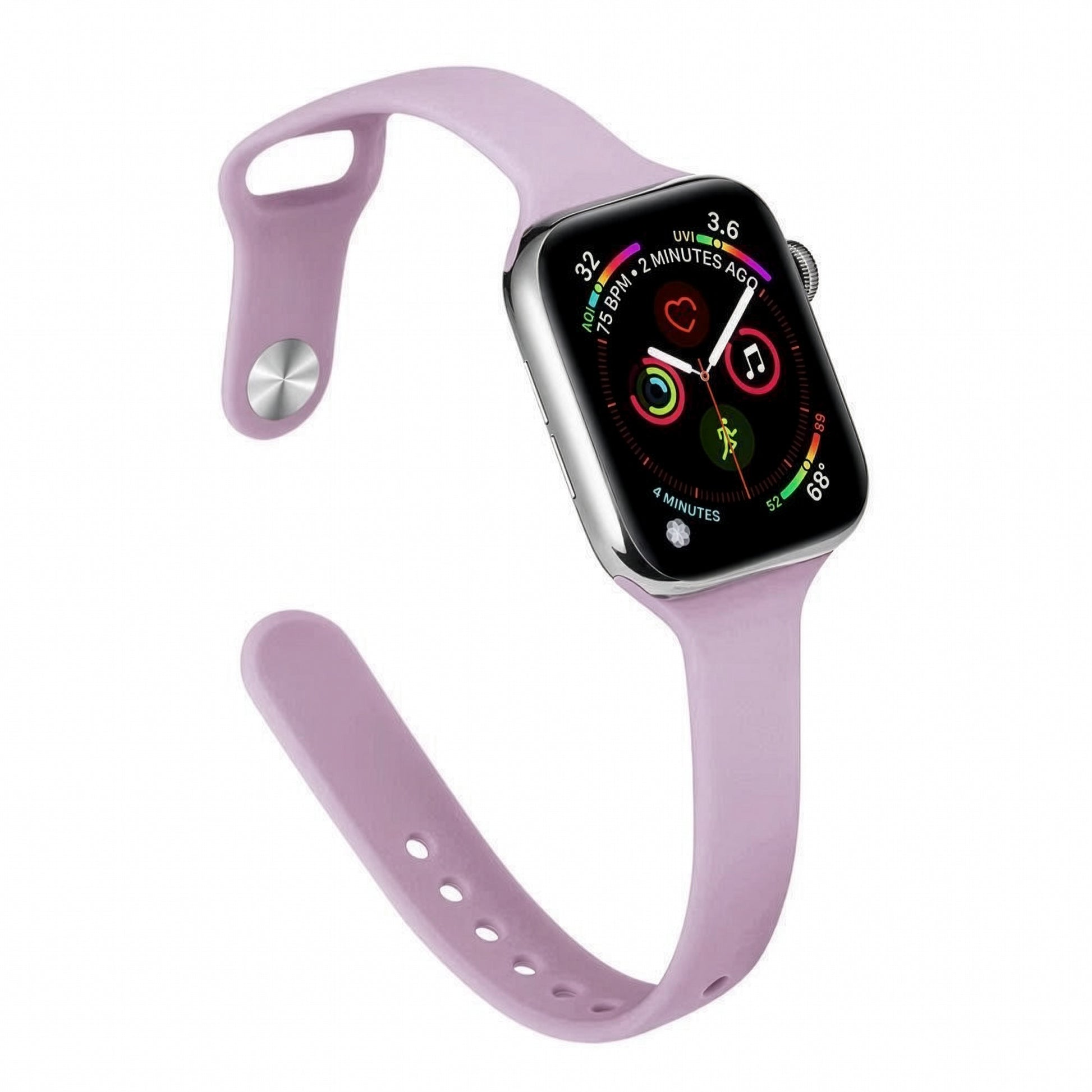 Apple Watch Slim Waist Silicone Strap – Stylish Sports Band SW-33 party X party