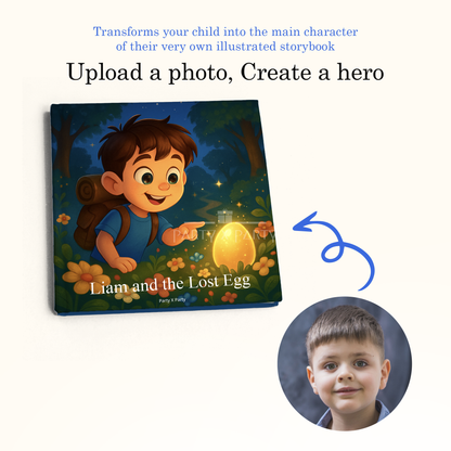 Liam and the Lost Egg - A Personalized Storybook (Copy) party X party