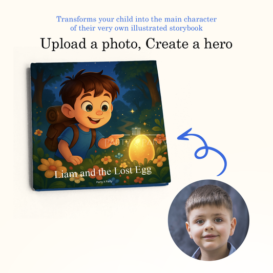 Liam and the Lost Egg - A Personalized Storybook (Copy) party X party