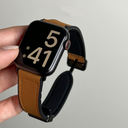 Apple Watch Crazy Horse Leather-Texture Magnetic Strap – For iWatch S10 SW-16 party X party