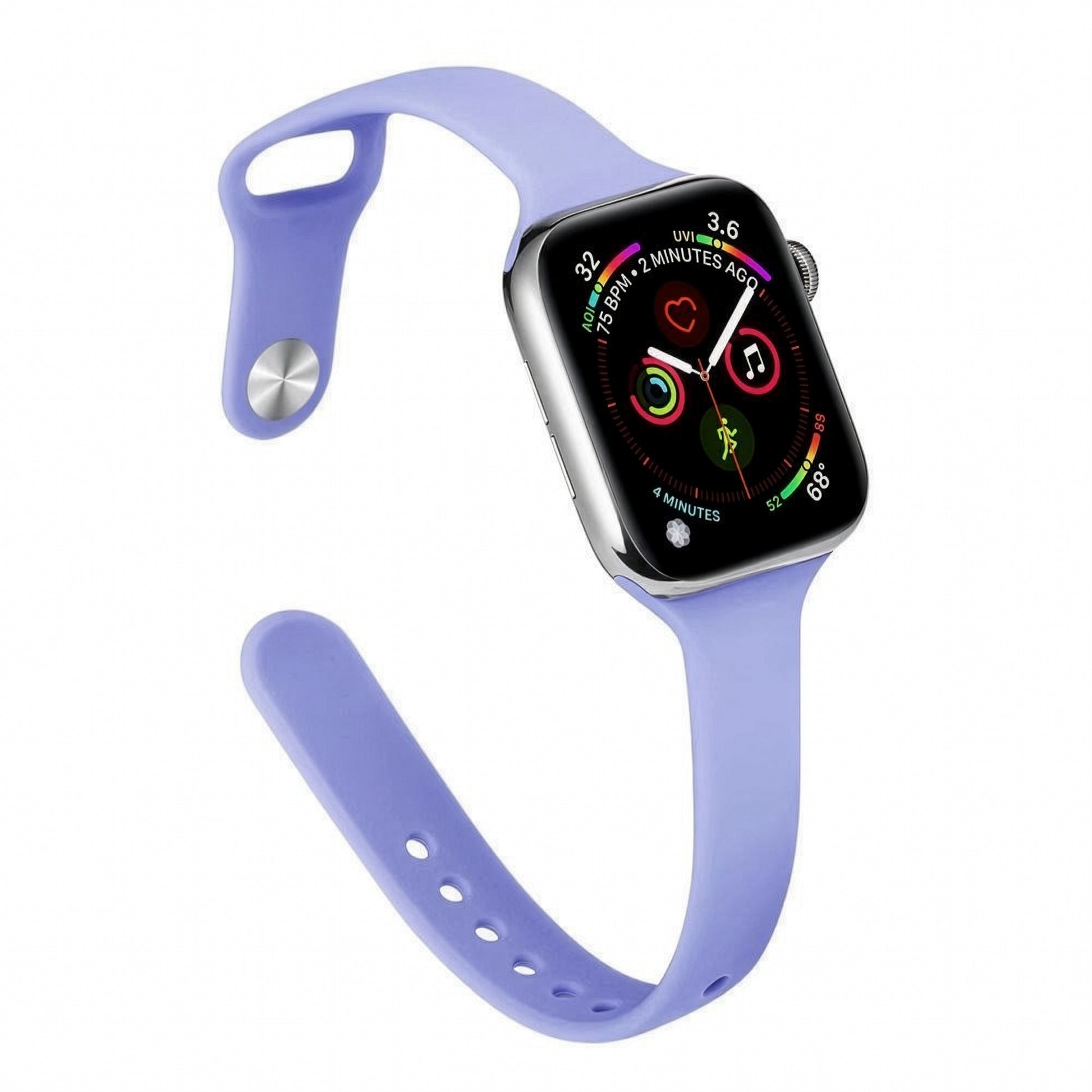 Apple Watch Slim Waist Silicone Strap – Stylish Sports Band SW-33 party X party