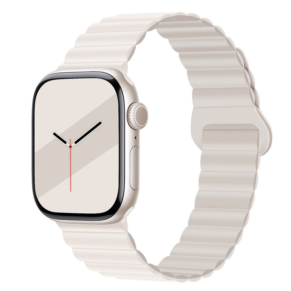 Applicable to Apple watch straps 1-10 generations Apple iwatch9S10 second generation two-color buckle silicone magnetic watch strap – SW-03 party X party