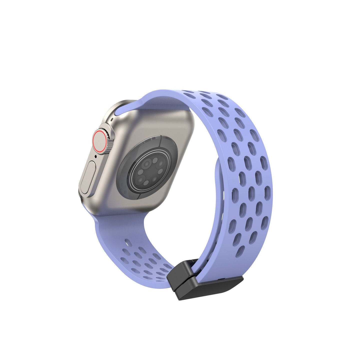 Suitable for Apple Watch Apple Watch S8 Universal Strap Hole Magnetic Silicone Apple Strap – SW-05 party X party