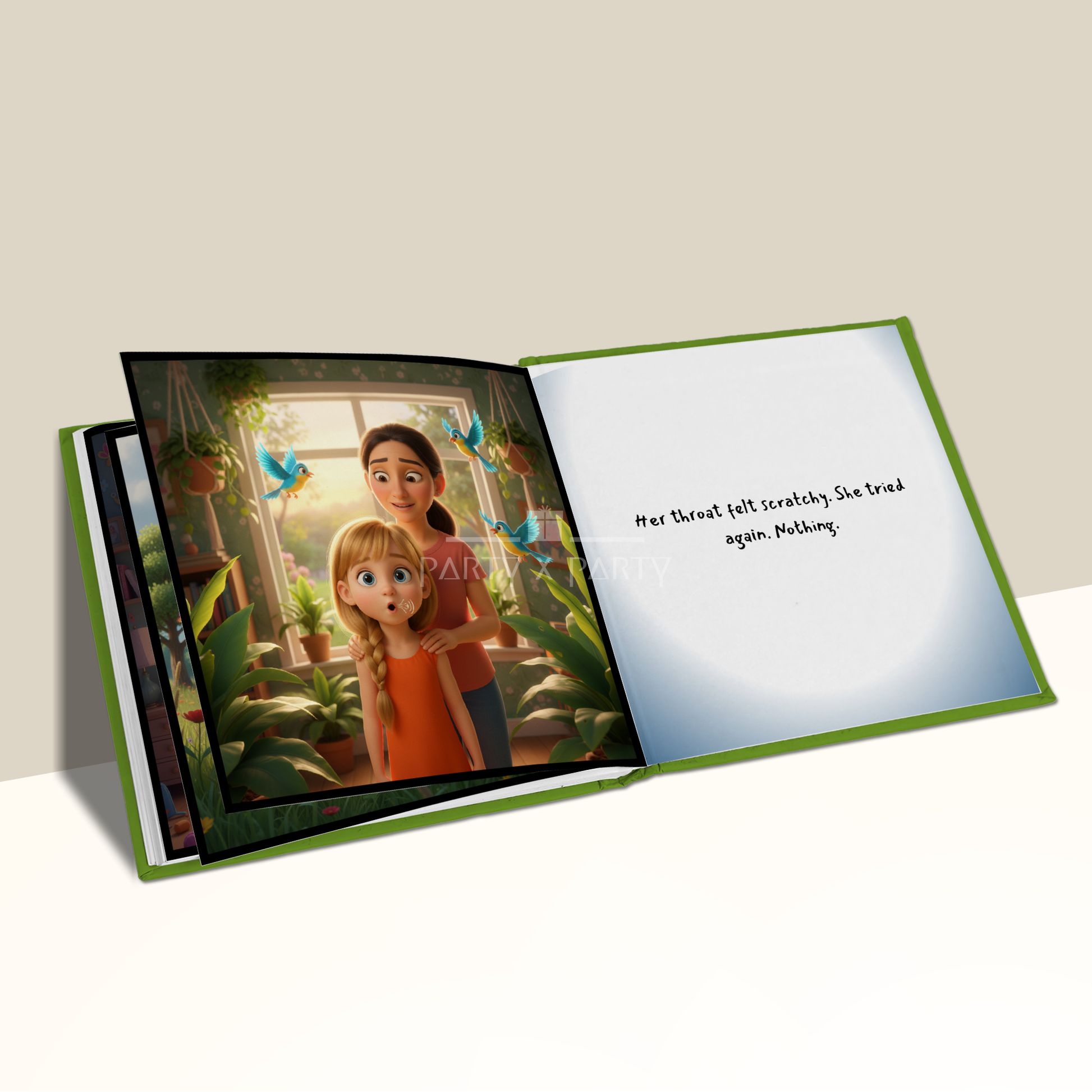 (Your Child's Name) Lost Voice - A Personalized Storybook party X party