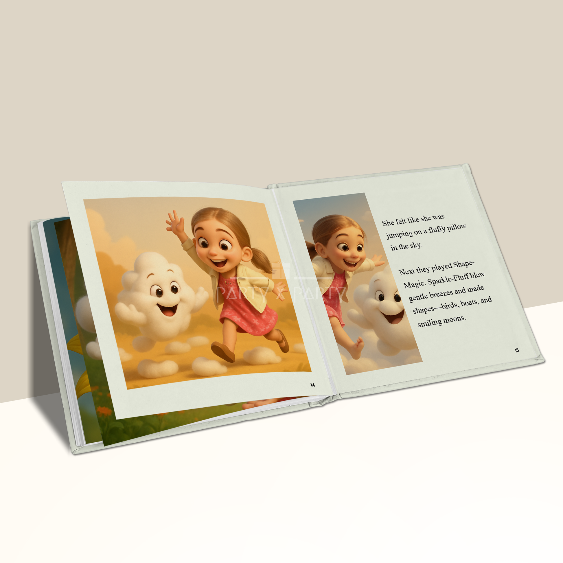 Lily and the Cloud's Secret Customized Book party X party