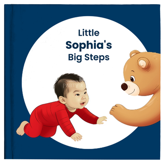 Little Sophia's Big Steps - Customized Book party X party