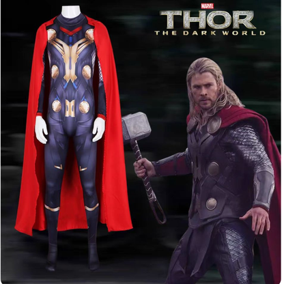 Thor Marvel Avengers Cosplay Bodysuit Costume – Hero Zentai Suit for Halloween, Comic Con & Cosplay Performance | MTJ401 party X party