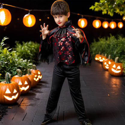 Halloween Cosplay Vampire Witch Kids Costume Performance Outfit party X party