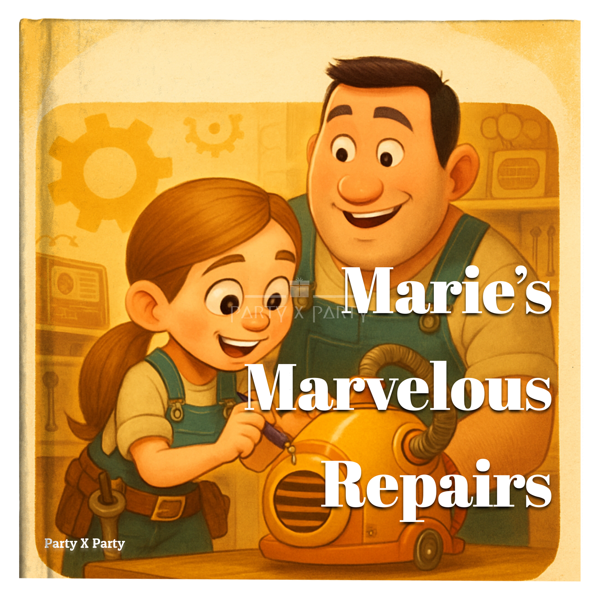 (Your Child's Name) Marvelous Repairs - A Personalized Storybook party X party