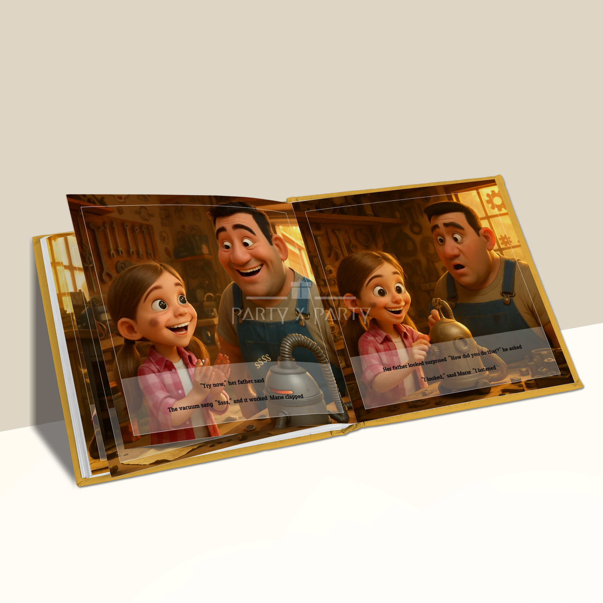 (Your Child's Name) Marvelous Repairs - A Personalized Storybook party X party