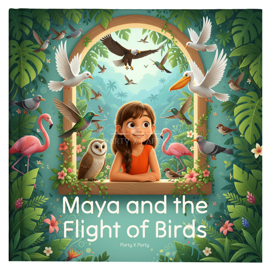 (Your Child's Name) and the Flight of Birds - A Personalized Storybook party X party