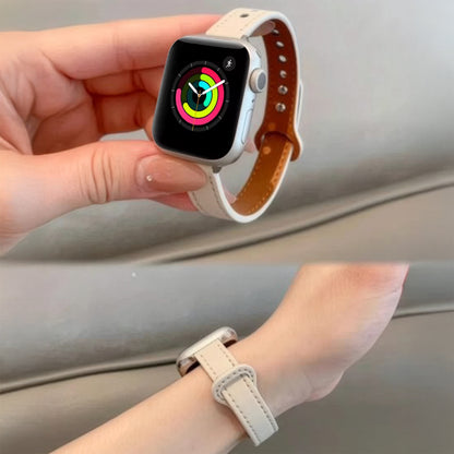 Apple Watch Minimalist Slim Leather Strap – Double-Pin Design SW-34 party X party