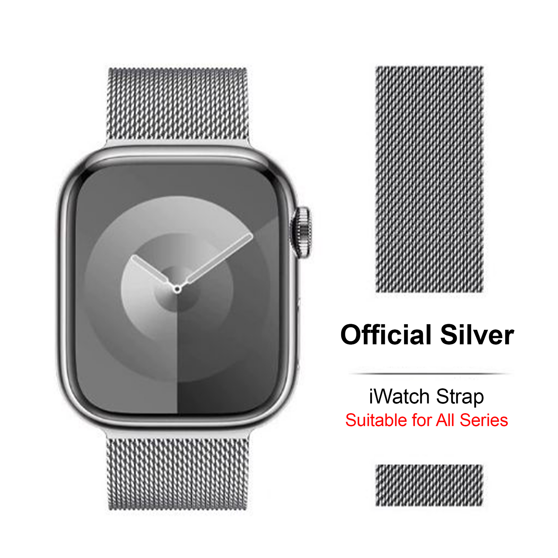 Apple Watch Milanese Loop Stainless Steel Band – Magnetic Clasp SW-14 party X party