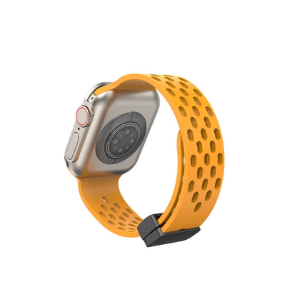 Suitable for Apple Watch Apple Watch S8 Universal Strap Hole Magnetic Silicone Apple Strap – SW-05 party X party