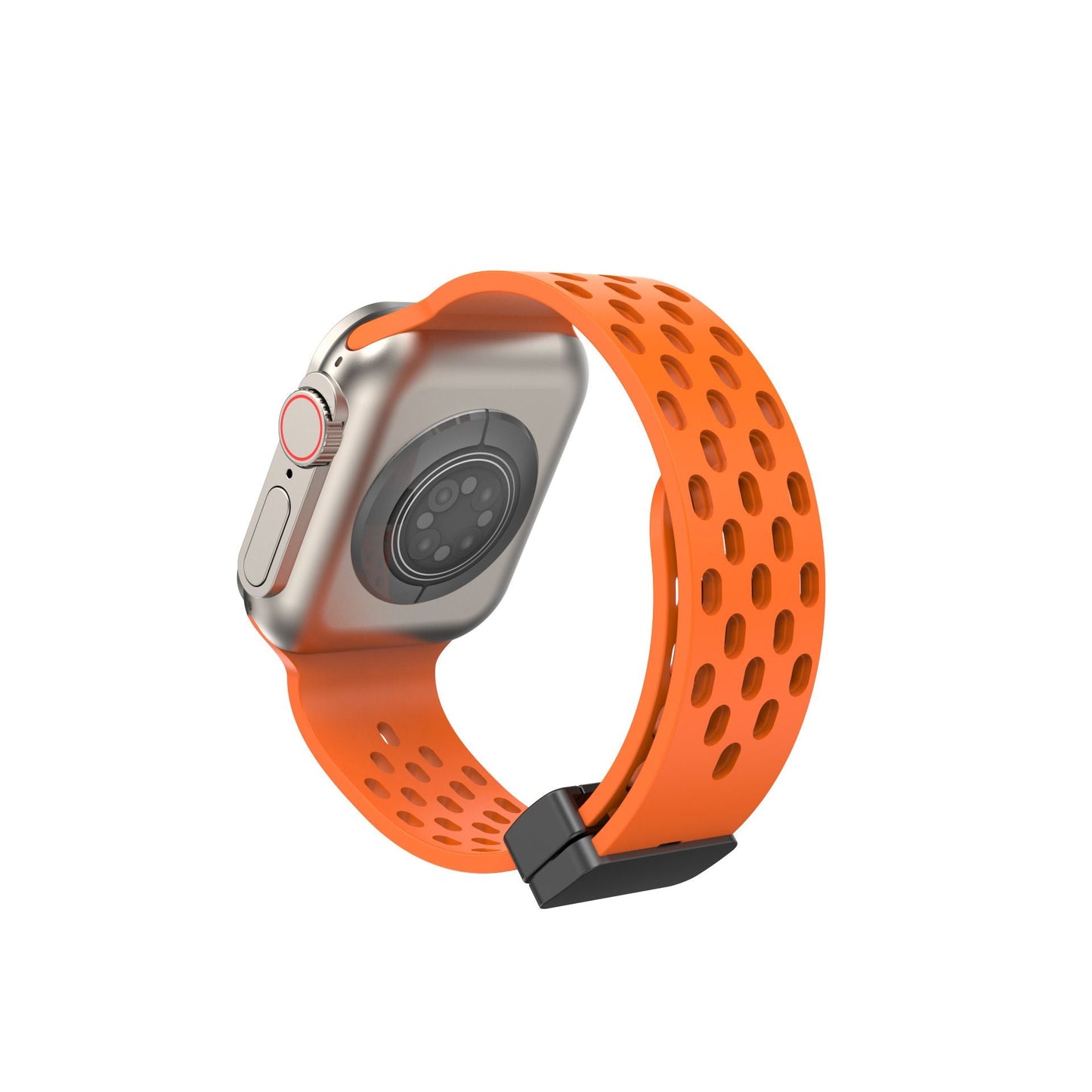Suitable for Apple Watch Apple Watch S8 Universal Strap Hole Magnetic Silicone Apple Strap – SW-05 party X party