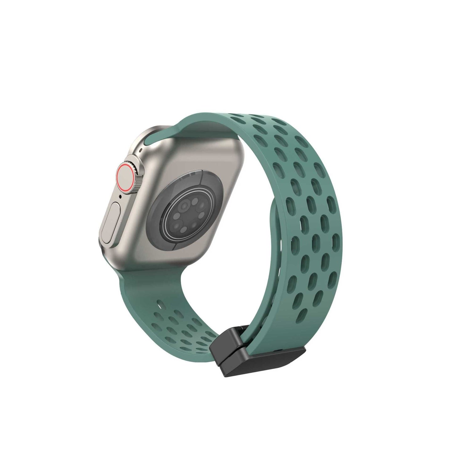 Suitable for Apple Watch Apple Watch S8 Universal Strap Hole Magnetic Silicone Apple Strap – SW-05 party X party