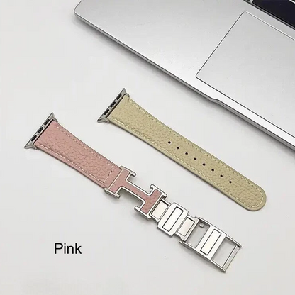 Cross-Border INS Style – Apple Watch Litchi Grain Leather Strap SW-21 party X party