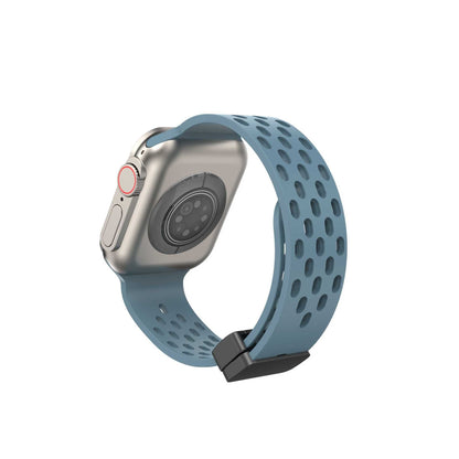 Suitable for Apple Watch Apple Watch S8 Universal Strap Hole Magnetic Silicone Apple Strap – SW-05 party X party