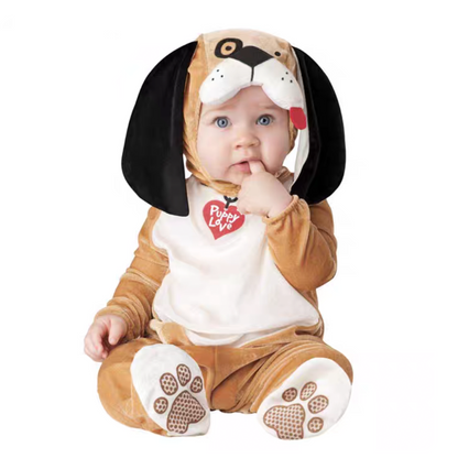 Adorable Cosplay Baby Dinosaur-Shaped/Themed Infant Animal Jumpsuit/Onesie Costume. party X party
