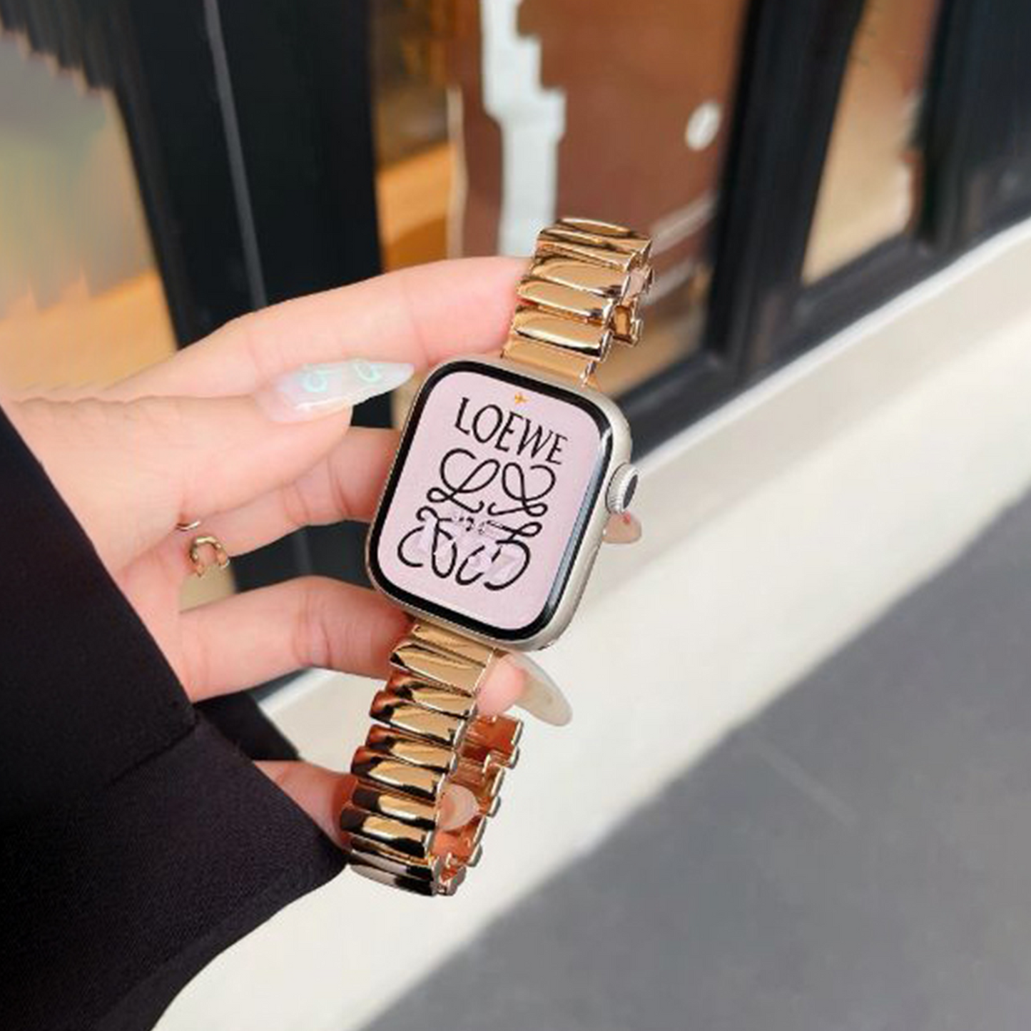 Apple Watch Metal Strap – Irregular Butterfly Clasp (Women’s Style) SW-15 party X party