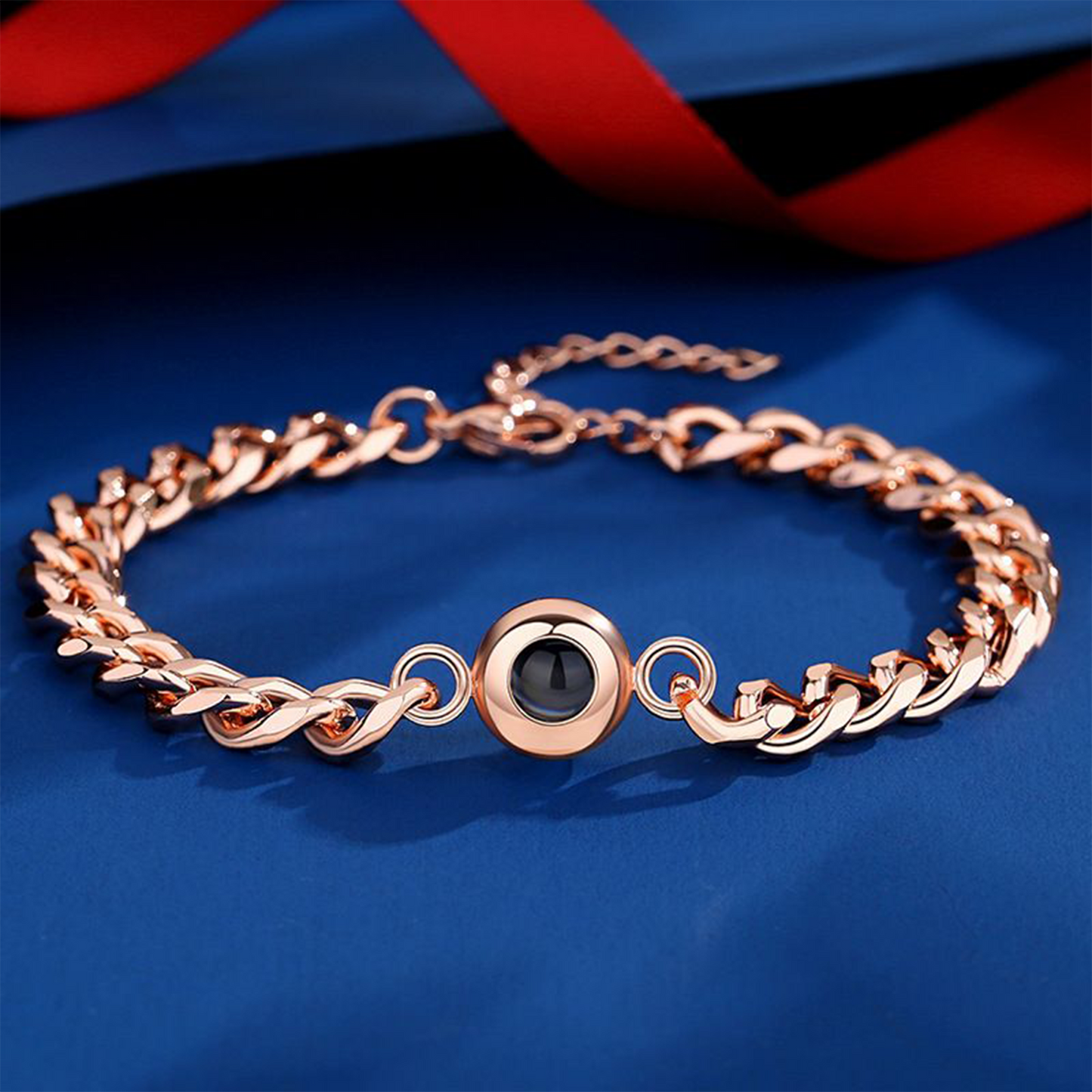 High-End Cuban Chain Projection Bracelet