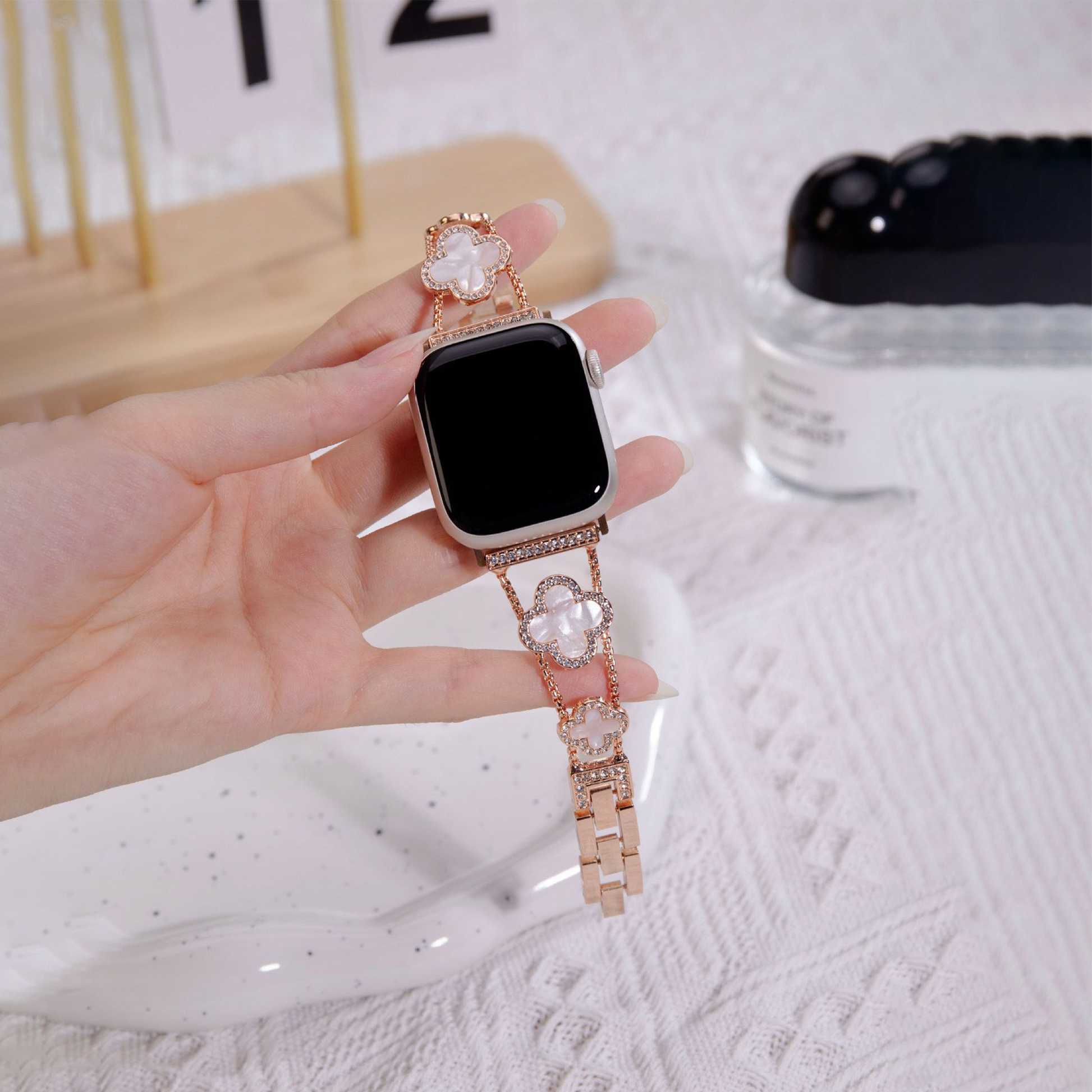 Apple Watch Strap – Full Diamond Luxury Metal Band SW-19 party X party