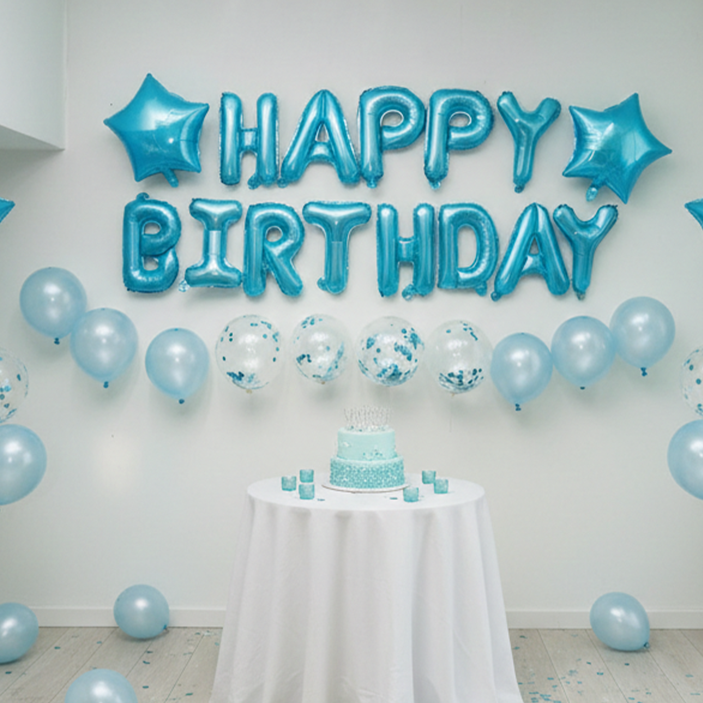 Sequin Balloon Party Decoration Birthday Party Set (Pink Blue) – S007 party X party