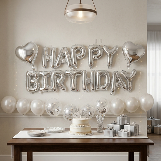 Birthday Heart Sequin Balloon Party Decoration Set S057 party X party