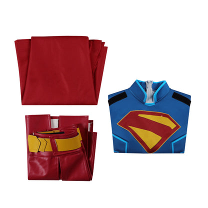 Supergirl COS Cosplay Costume – Bodysuit with Cape & Magic Robe – Halloween Outfit | DC004 party X party