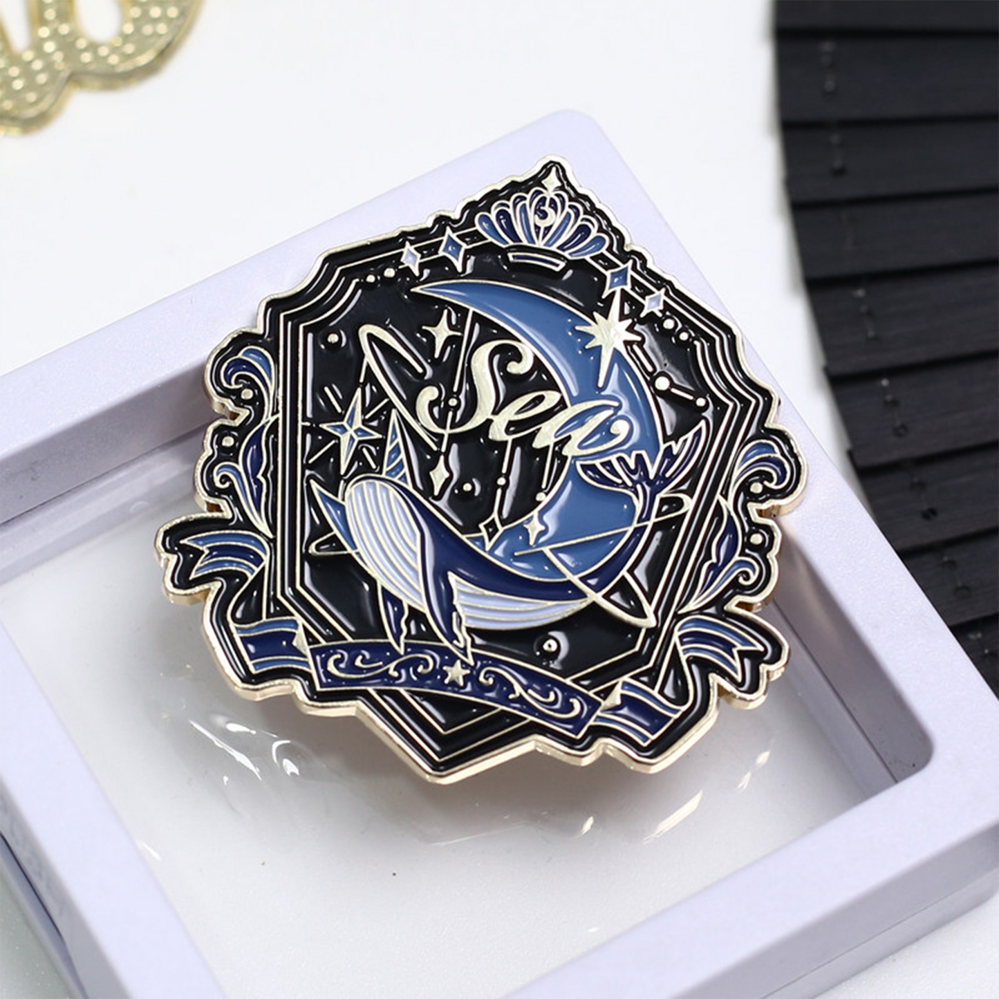 Original Design Metal JK Badge | Premium School-Style Blazer Pin & Chest Accessory - Authentic Academy Detail (C021) party X party