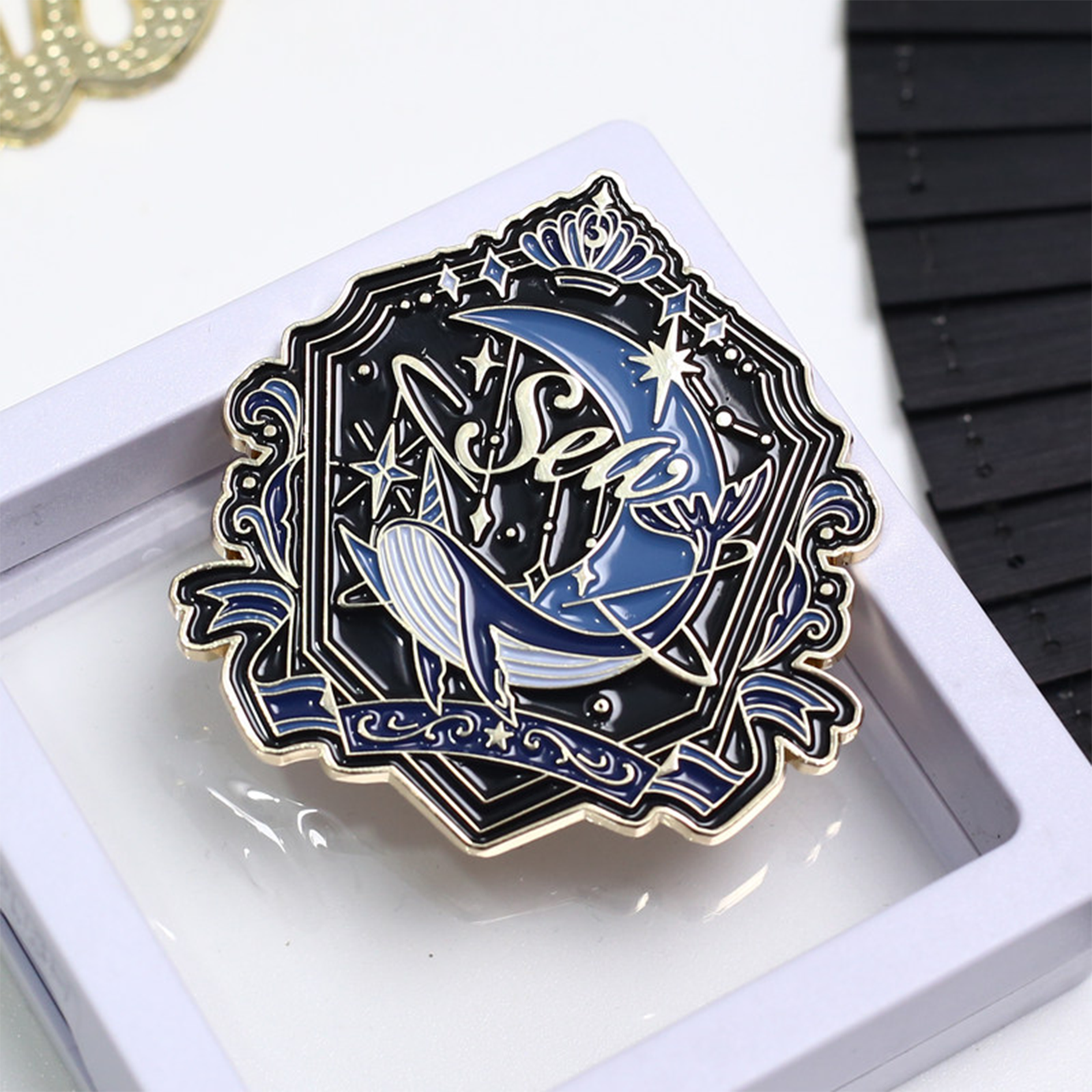 Original Design Metal JK Badge | Premium School-Style Blazer Pin & Chest Accessory - Authentic Academy Detail (C021) party X party