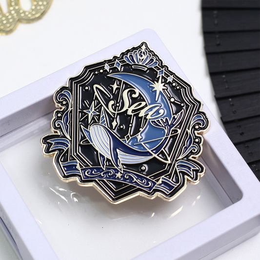 Original Design Metal JK Badge | Premium School-Style Blazer Pin & Chest Accessory - Authentic Academy Detail (C021) party X party