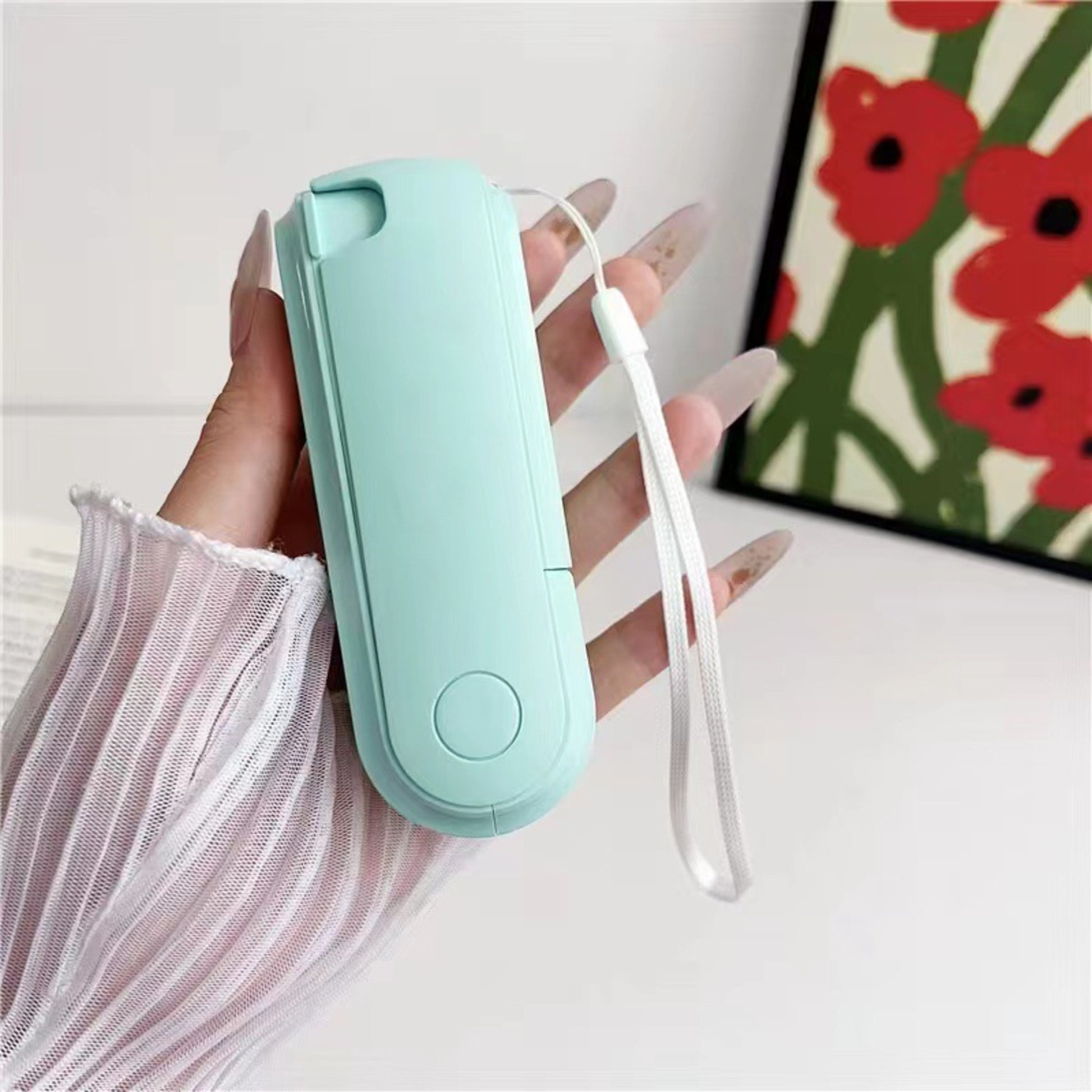 Pocket Mini Fan – Quiet Rechargeable Portable Handheld Fan for Outdoor Use | HF006 party X party
