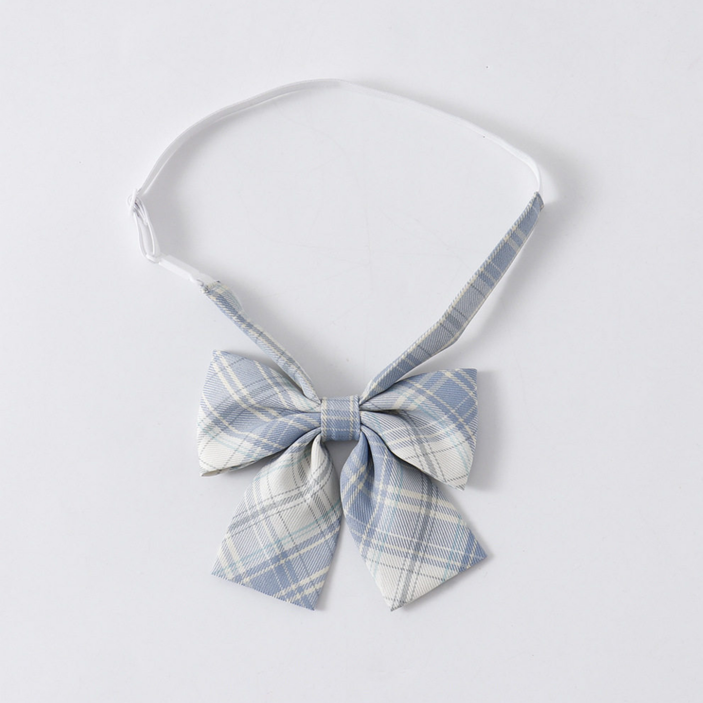 Japanese School Uniform Plaid Skirt | High-Waist Pleated Mini Skirt with Bow Tie & Necktie | Original JK Style C002 party X party