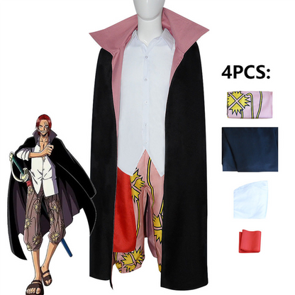 One Piece Theatrical Edition – Shanks Four Emperors Captain Cosplay Set with Wig (Two Years Earlier) 0019 party X party