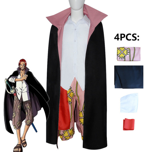 One Piece Theatrical Edition – Shanks Four Emperors Captain Cosplay Set with Wig (Two Years Earlier) 0019 party X party