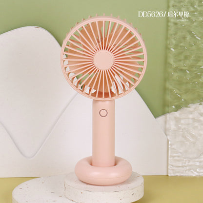 Mini Handheld Fan – Fresh Student USB Fan with LED Light, Portable Outdoor Fan with 3-Speed Settings | HF004 party X party