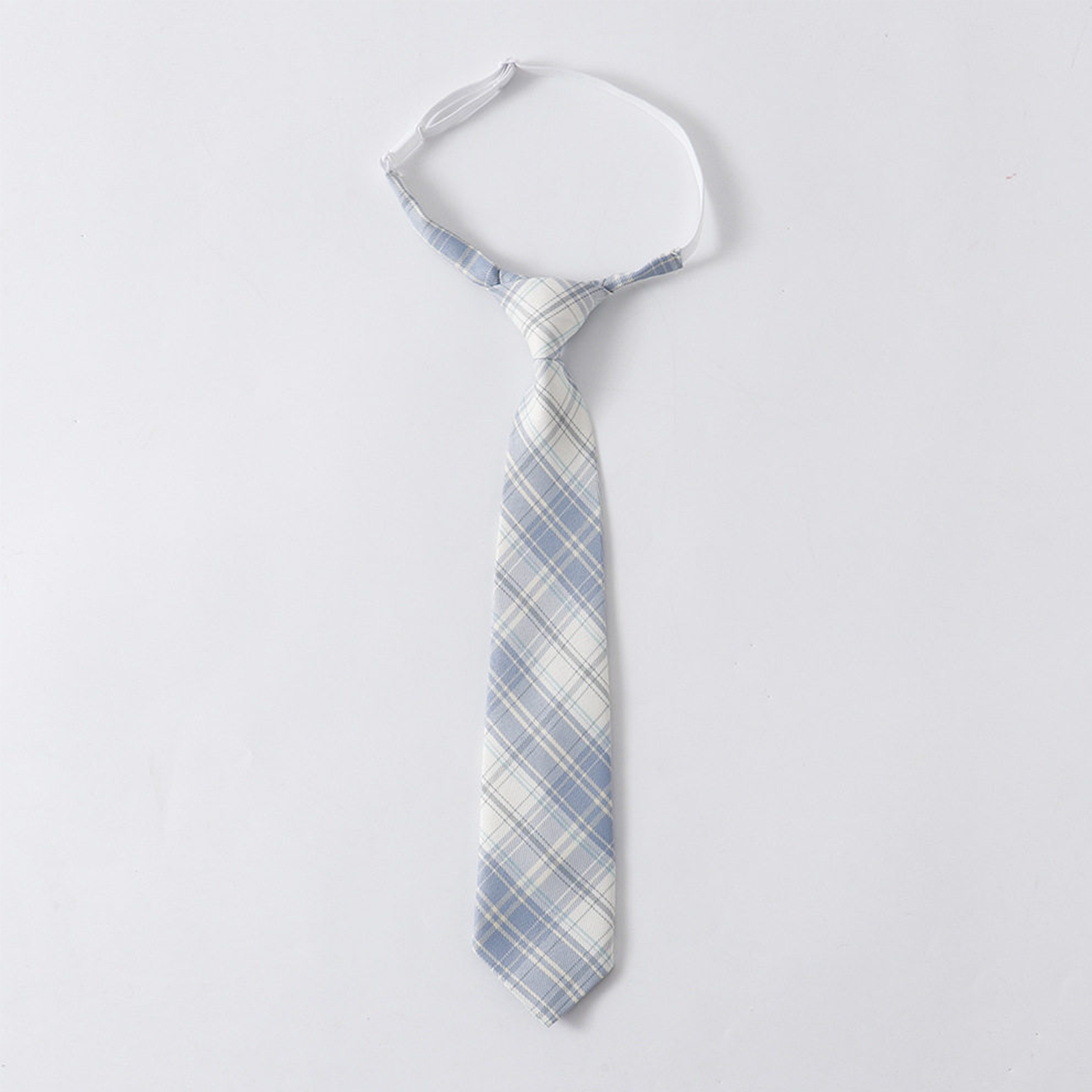 Japanese School Uniform Plaid Skirt | High-Waist Pleated Mini Skirt with Bow Tie & Necktie | Original JK Style C002 party X party