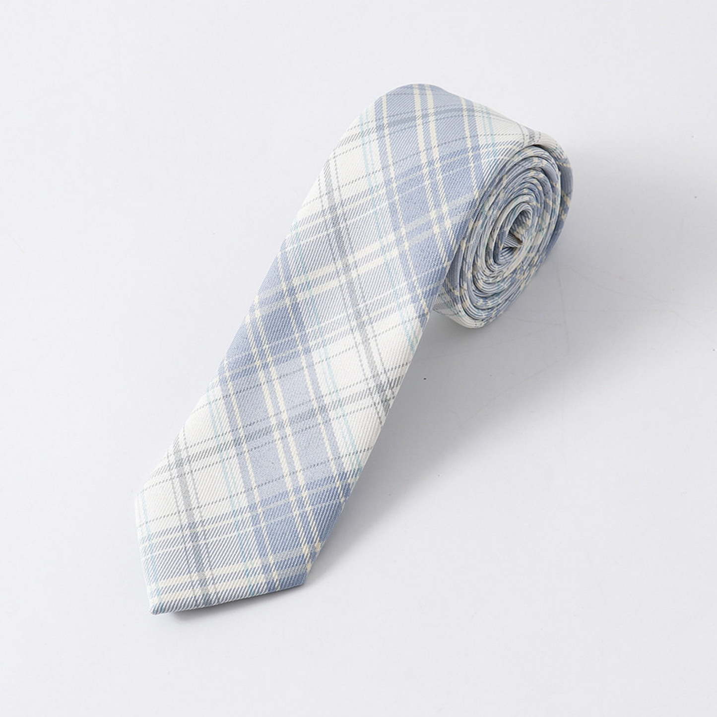Japanese School Uniform Plaid Skirt | High-Waist Pleated Mini Skirt with Bow Tie & Necktie | Original JK Style C002 party X party