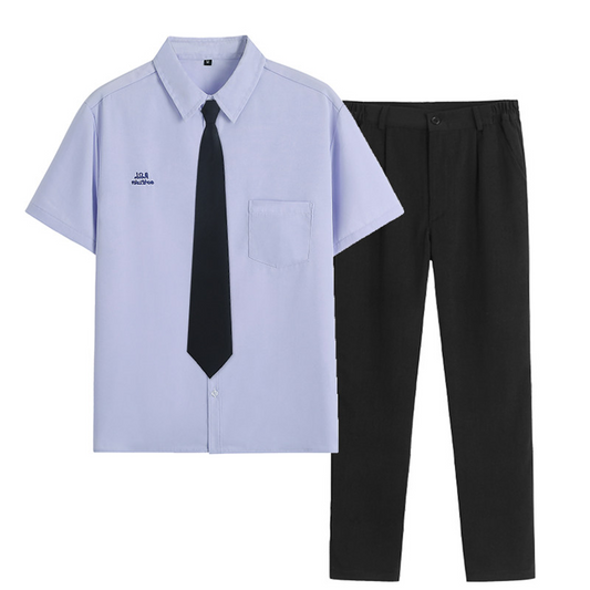 Thai School Boy Uniform Set: Classic JK Style White Shirt for Performances & High School Cosplay (C005) party X party