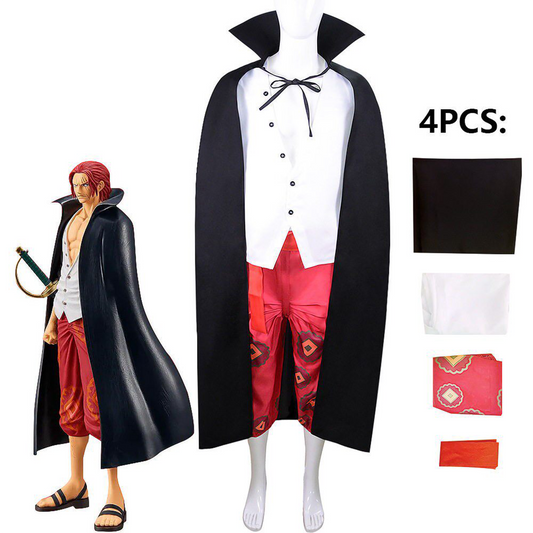 One Piece Film: Red – Shanks Cosplay Stage Performance Costume 0018 party X party