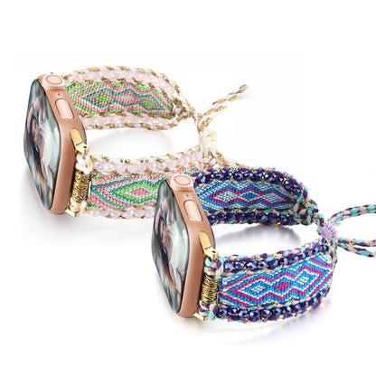 Apple Watch Ethnic Style Canvas Strap – Creative Summer Band SW-26 party X party