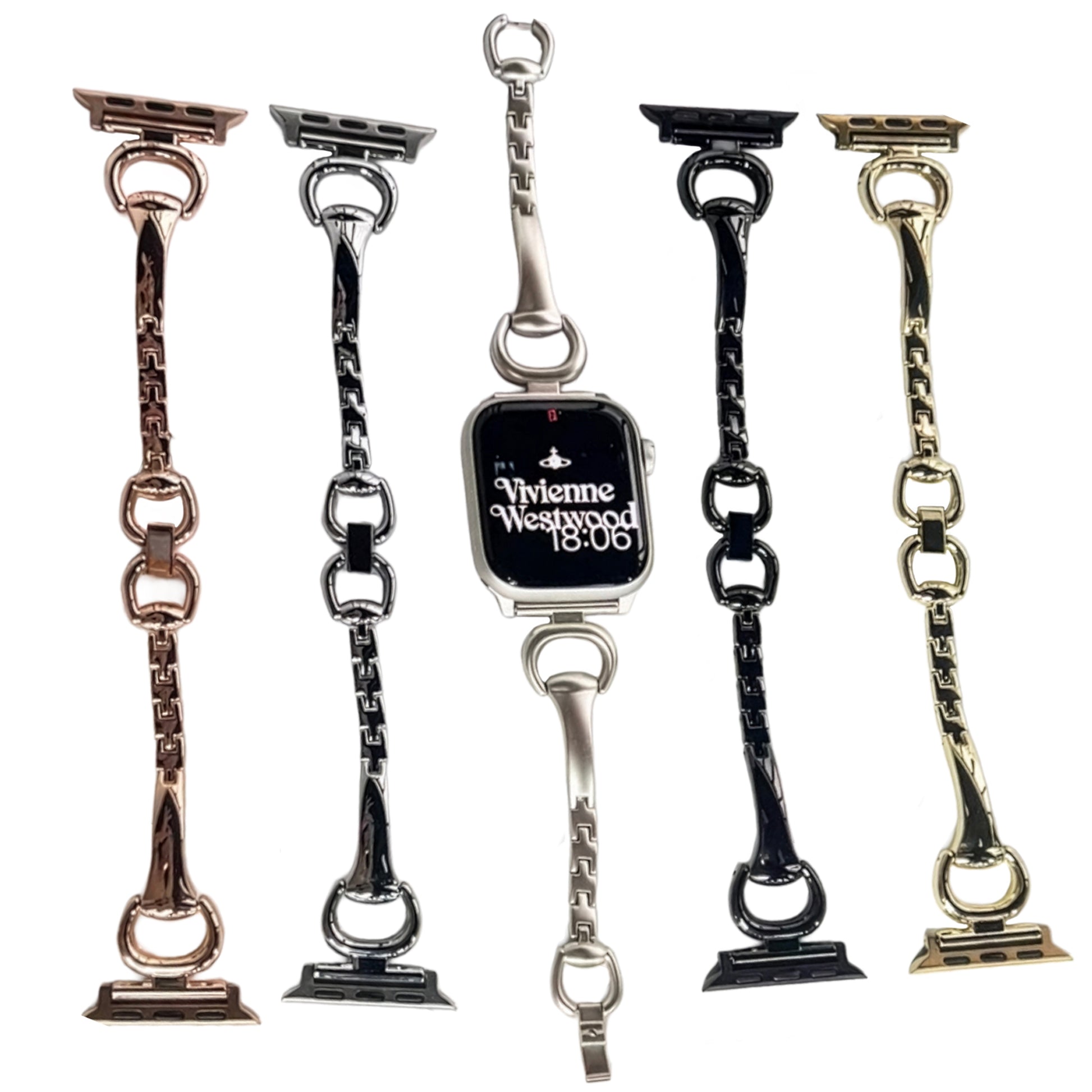 Apple Watch Horseshoe Buckle Metal Strap – Bracelet Style SW-31 party X party