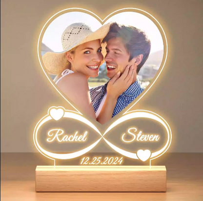 DIY Photo Romantic Desktop Night Light Ornament/Display, Valentine's Day/Wedding Gift - DIY1-25-2 party X party