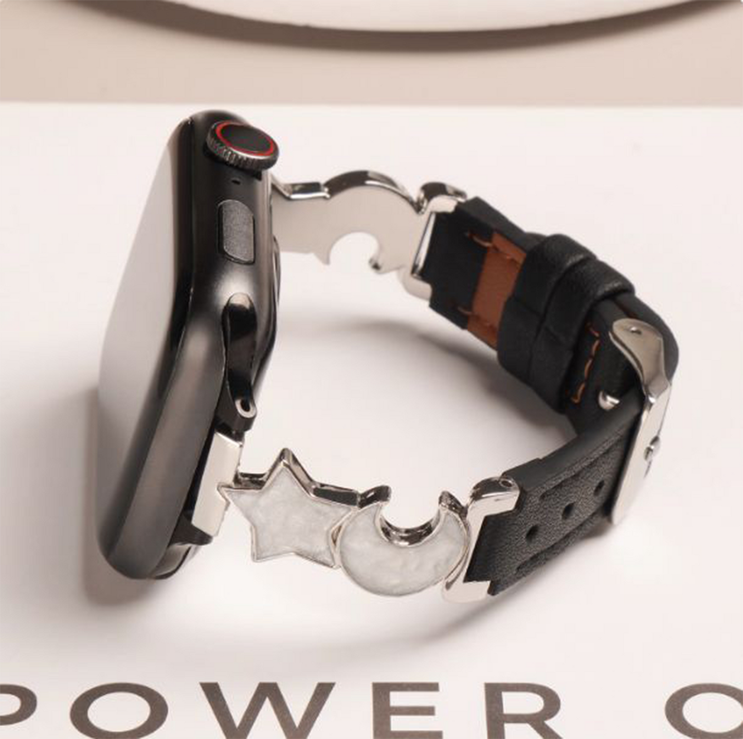 Apple Watch Women’s Summer Band – Leather &amp; Metal Sports Strap SW-23 party X party