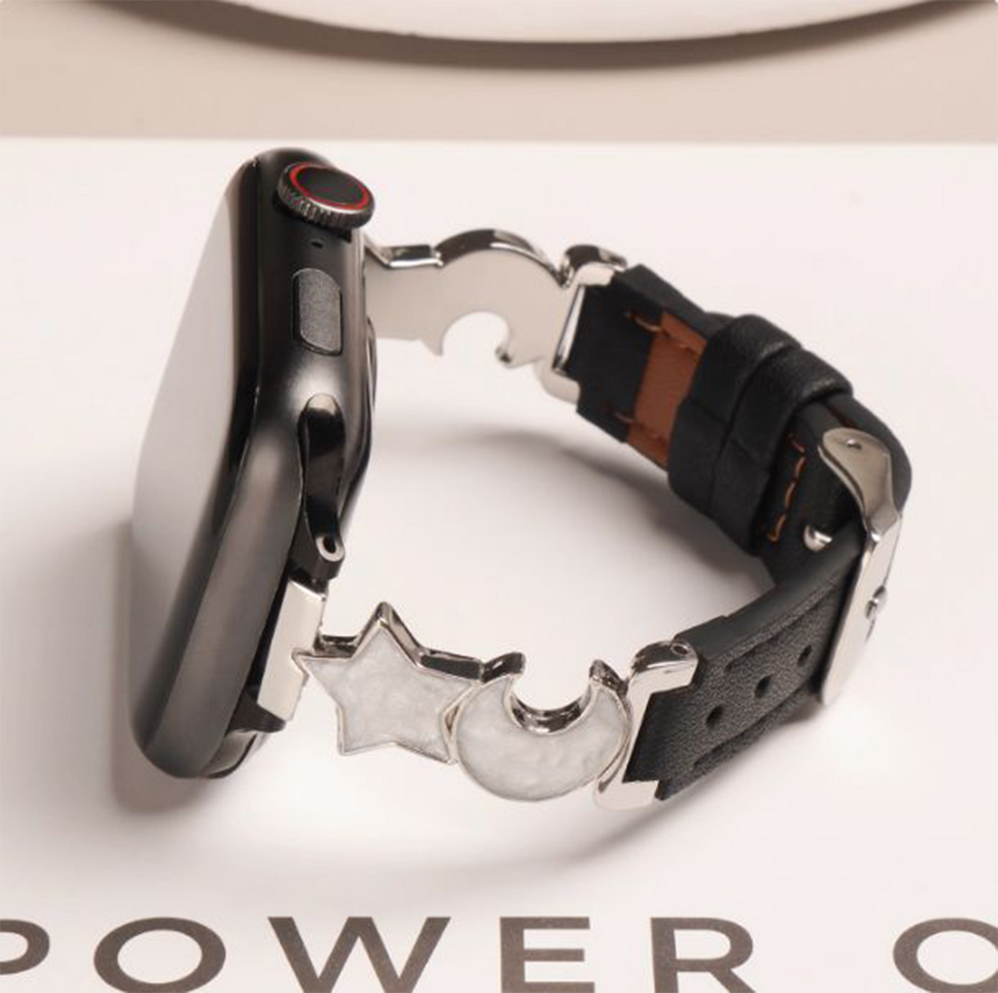 Apple Watch Women’s Summer Band – Leather &amp; Metal Sports Strap SW-23 party X party