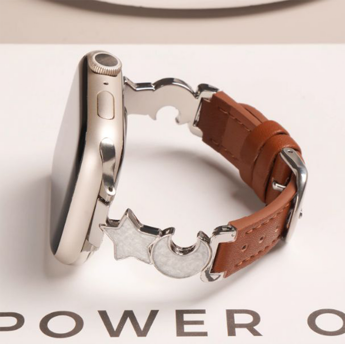Apple Watch Women’s Summer Band – Leather &amp; Metal Sports Strap SW-23 party X party