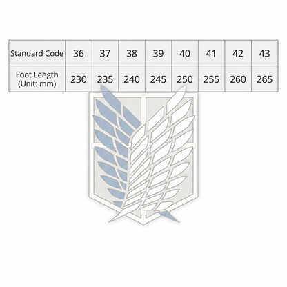 Survey Corps Knee-High Cosplay Boots Anime Footwear for Attack on Titan Costume – AOT007 party X party