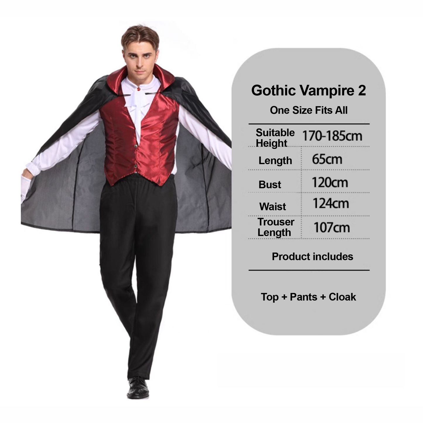 Masquerade Cosplay Vampire Costume party X party