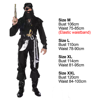 Pirate King: Cosplay Pirate Costume Pirates of the Caribbean Jack Sparrow Outfit party X party